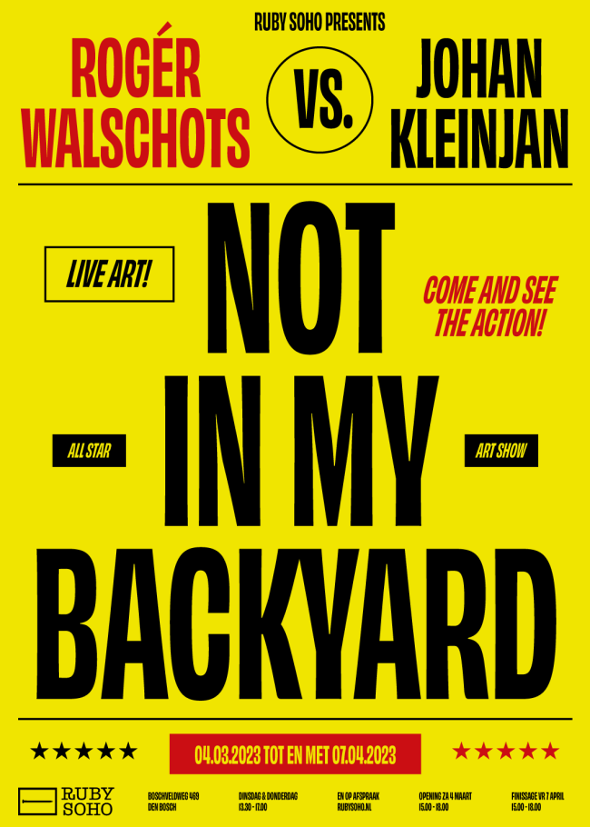 NOT IN MY BACKYARD (Duo show)